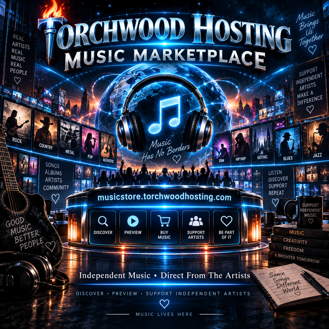 Your Music. Your Marketplace. 4 cover art